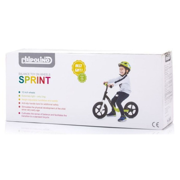 CHIPOLINO BALANS BICIKL SPRINT YELLOW DIKSR02102YE 