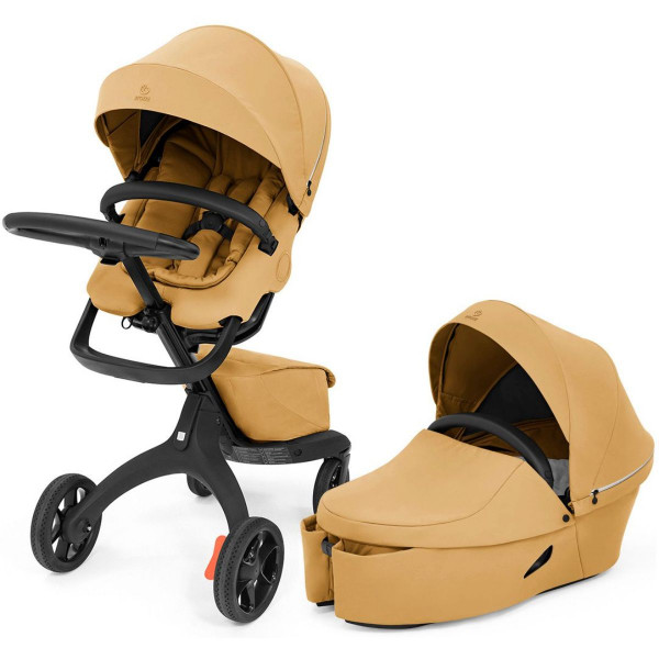 Stokke KOLICA XPLORY GOLDEN YELLOW + KORPA XPLORY GOLDEN YELLOW 