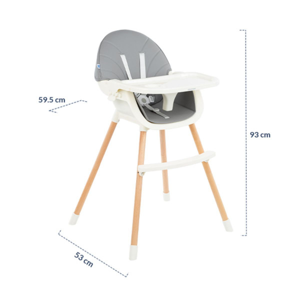 KIKKA BOO STOLICA ZA HRANJENJE NUTRI WOOD BEIGE 31004010118 