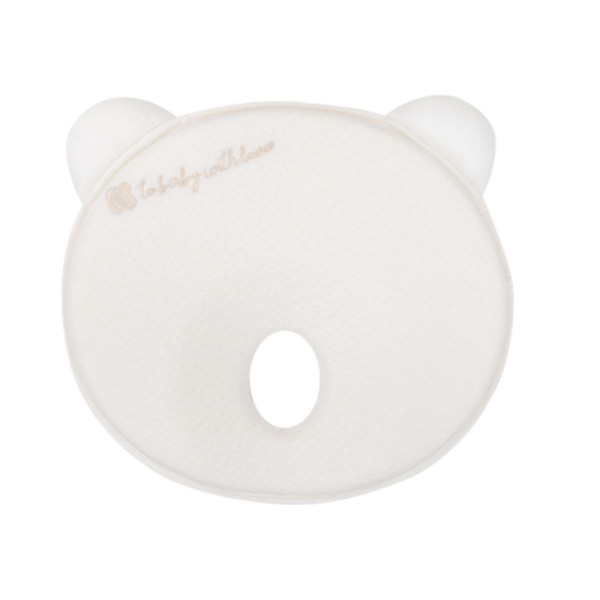 KIKKA BOO ERGONOMSKI JASTUK BEAR AIRKNIT WHITE 31106010126 