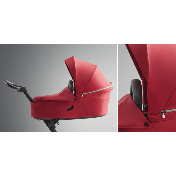 Stokke XPLORY KOLICA X RUBY RED + KORPA XPLORY RUBY RED 