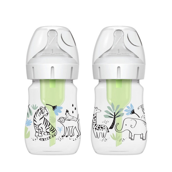 DR_BROWNS PLASTICNA WIDE NECK FLASICA 150ML WB52014 2 U PAKOVANJU DZUNGLA 