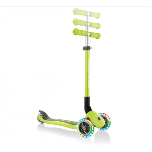 GLOBBER TROTINET/ROMOBIL PRIMO LIGHTS LIME GREEN 432-106-2 