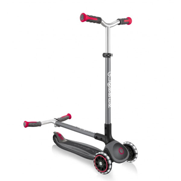 GLOBBER TROTINET MASTER LIGHTS BLACK RED 662-120-2 