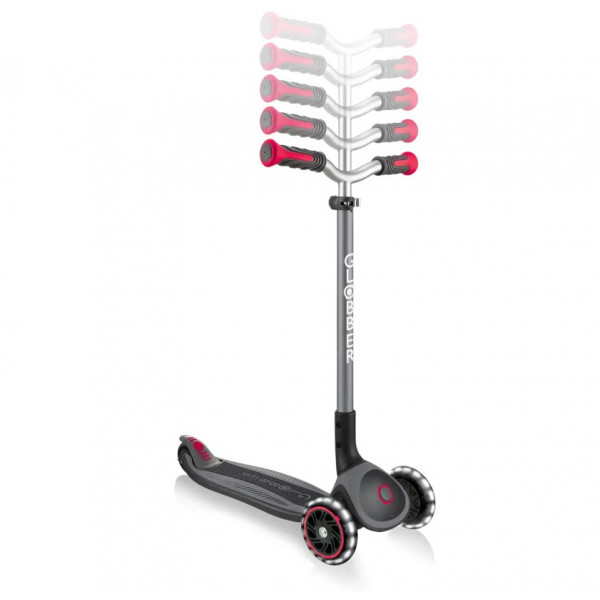 GLOBBER TROTINET MASTER LIGHTS BLACK RED 662-120-2 