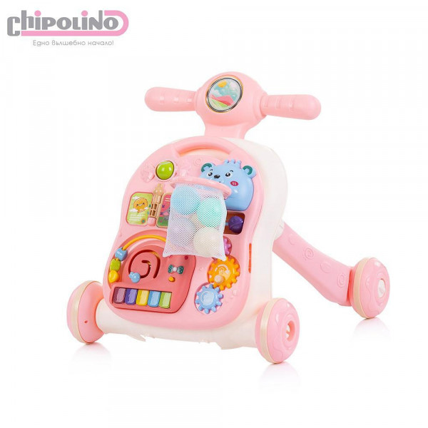 CHIPOLINO GURALICA ZA PROHODAVANJE 3U1 BEAR PINK MIKBEA0232PI 