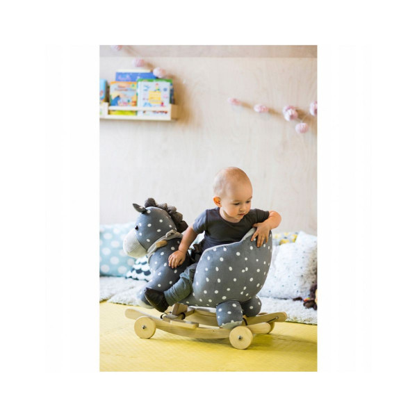KINDERKRAFT KINDERKRAFT KONJIC NA LJULJANJE GREY 29188 