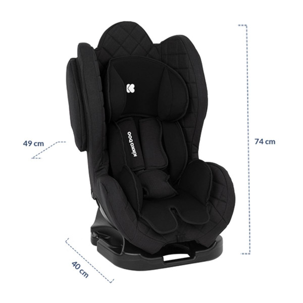 KIKKA BOO AUTOSJEDALICA BON VOYAGE SPS BLACK 31002060042 