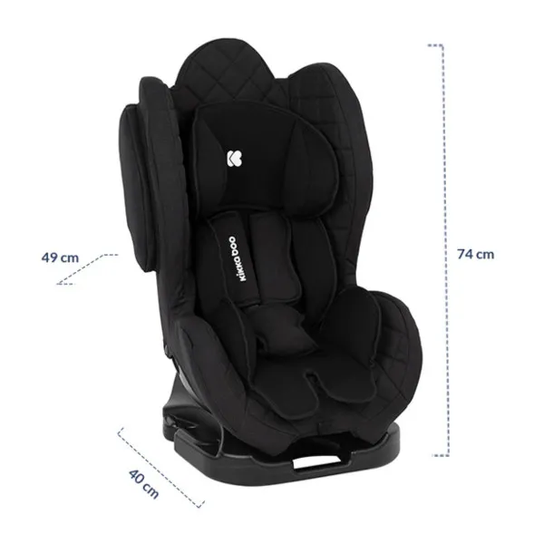 KIKKA BOO AUTOSJEDALICA BON VOYAGE SPS BLACK 31002060042 