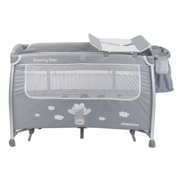 KIKKA BOO VIKEND KREVET DREAMY BEAR GREY 31003010087 