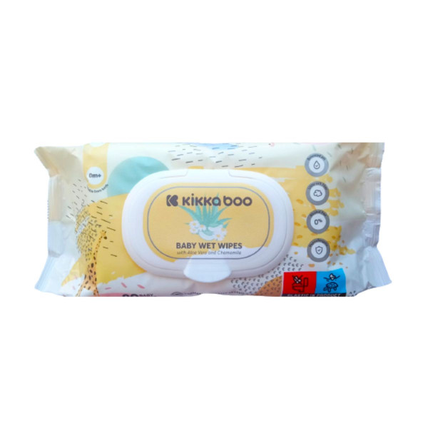 KIKKA BOO VLAZNE MARAMICE ALOE VERA&CHAMOMILE 80PCS 31301020012 