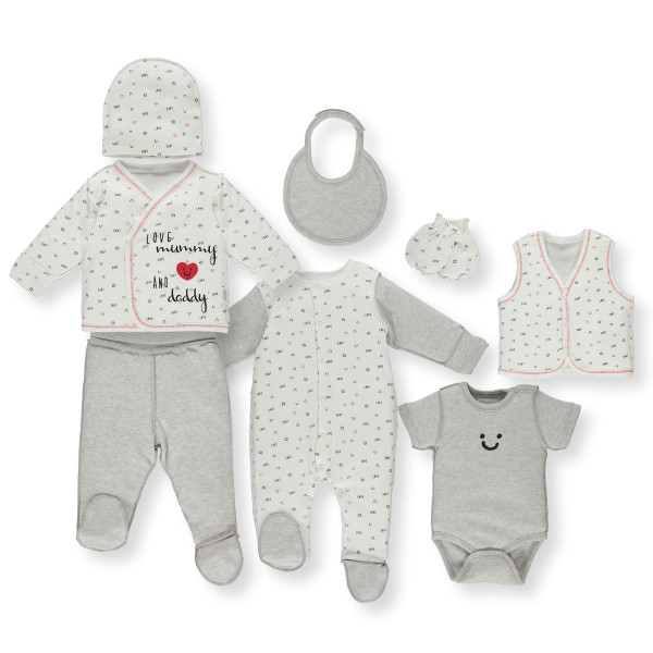 BEBETTO BEBI SET Z845 ECRU 0-3M/62CM 