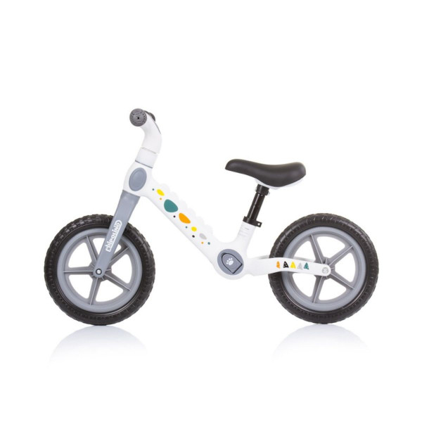 CHIPOLINO BALANS BICIKL DINO WHITE-GREY DIKDI02304WG 