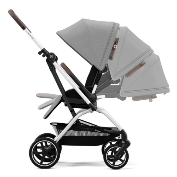 CYBEX KOLICA EAZY S TWIST + 2 SLV B LAVA GREY MID GREY 522001097 