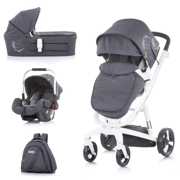 CHIPOLINO KOLICA ELECTRA WHITE FRAME-SILVER KKEL0211WSL 