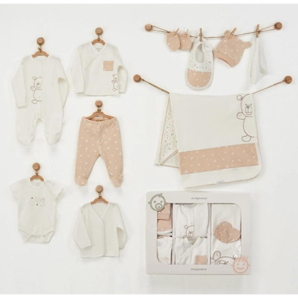 ANDYWAWA BEBI SET ZA IZNOSENJE AC24301 LITTLE WAWA BEAR 10 DIJELOVA 