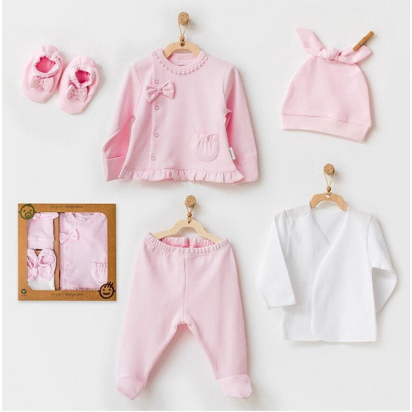 ANDYWAWA BEBI SET ZA IZNOSENJE AC24310 NATURA WAWA ORGANIC GOTS 5 DIJELOVA 