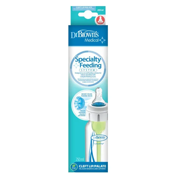 DR BROWNS PLASTICNA STANDARD FLASICA 250ML SA RASCJEPOM NEPCA SB815-MED 