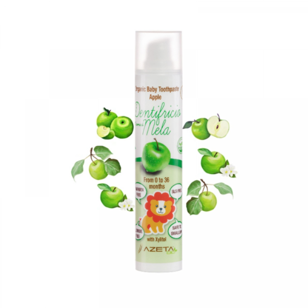 AZETA BIO ORGANSKA PASTA ZA ZUBE 0-36 JABUKA 50ML AB043 