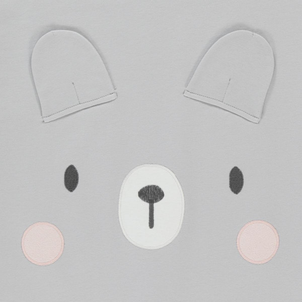BEBETTO BEBI PREKRIVAC B812 GREY 80X85CM 