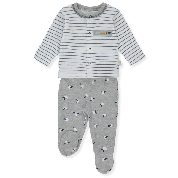 BEBETTO BEBI KOMPLET F1283 GREY 6-9M/74CM 