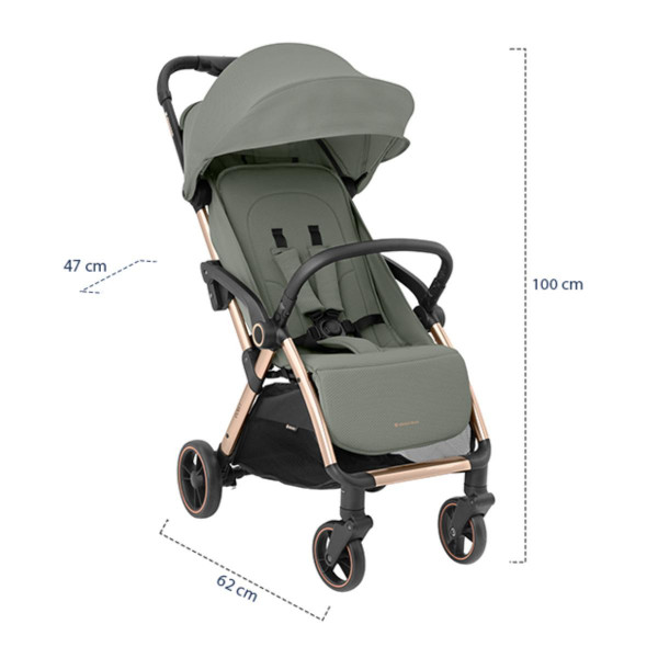 KIKKA BOO KOLICA EDEN ARMY GREEN 31001030157 