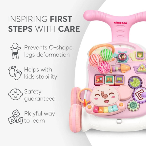 KIKKA BOO GURALICA ZA PROHODAVANJE PLAY&GROW PINK 31005030074 