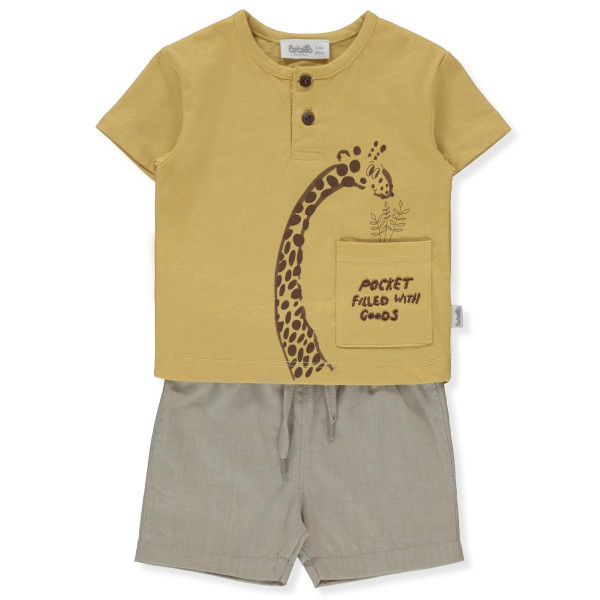 BEBETTO BEBI KOMPLET K4334 BEIGE 12-18M/86CM 