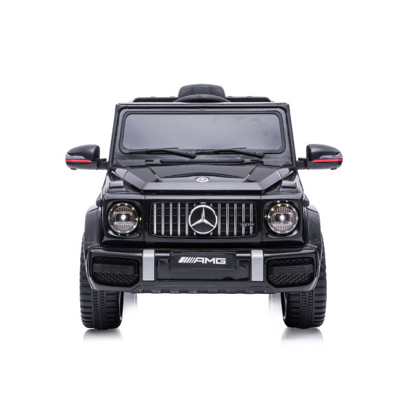 CHIPOLINO AUTO NA AKUMULATOR MERCEDES G63 AMG BLACK, EVA WHEELS, LEATHER SEAT ELJG63MB23B 