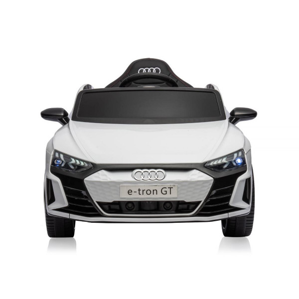 CHIPOLINO AUTO NA AKUMULATOR AUDI E-TRON WHITE, LEATHER SEAT ELKAUETR23W 