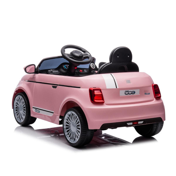 CHIPOLINO AUTO NA AKUMULATOR FIAT 500 PINK ELKFIAT23PI 