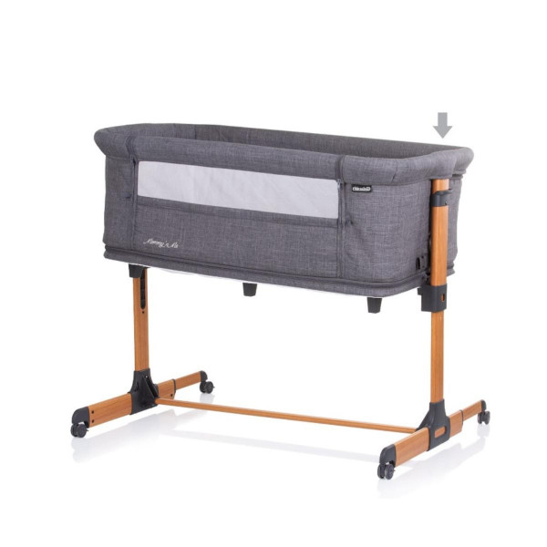 CHIPOLINO KOLIJEVKA MOMMY `N ME GRAPHITE/WOOD KOSMM0231GT 