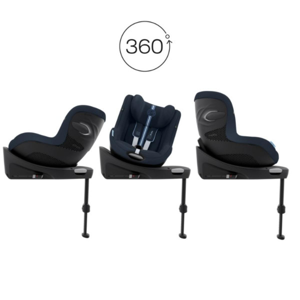 Cybex AUTOSJEDALICA SIRONA G I-SIZE MOON BLACK + Cybex BAZA G ZA AUTOSJEDALICU Cloud™ G 