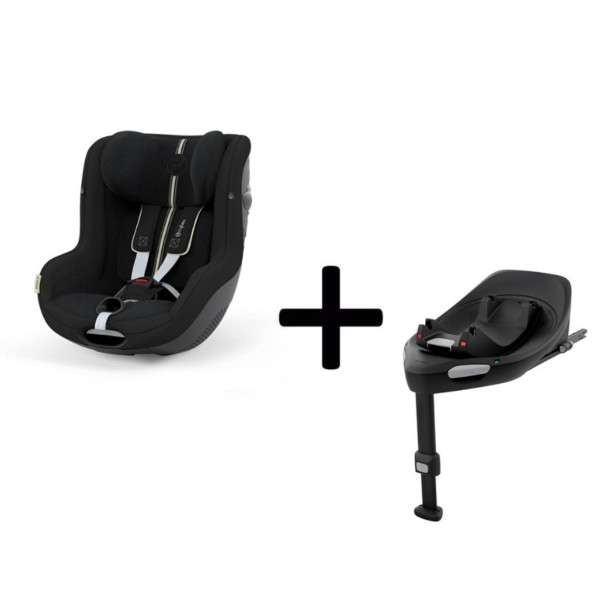 Cybex AUTOSJEDALICA SIRONA G I-SIZE MOON BLACK + Cybex BAZA G ZA AUTOSJEDALICU Cloud™ G 