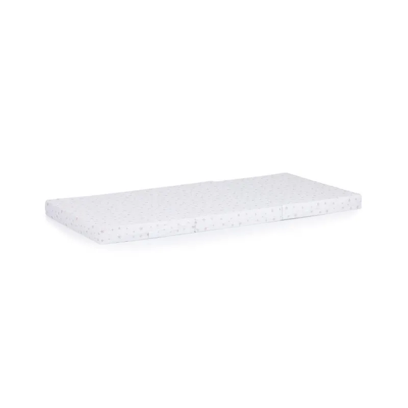 CHIPOLINO PREKLOPIVI DUSEK 60/120/6 WHITE/POWDER STARS MAT02209WHPD 