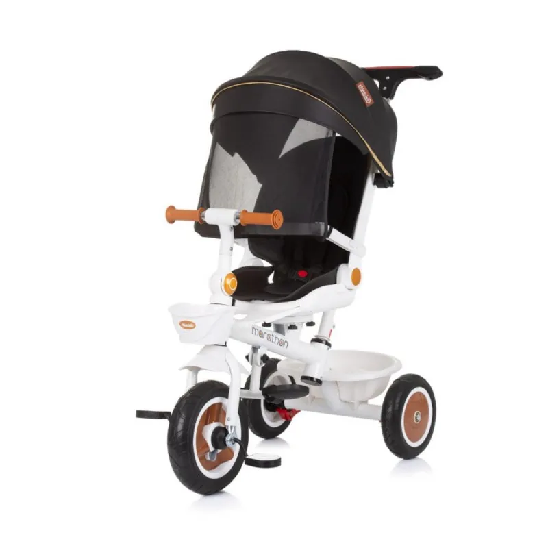 CHIPOLINO TRICIKL MARATHON BLACK/WHITE TRKMRT02402BW