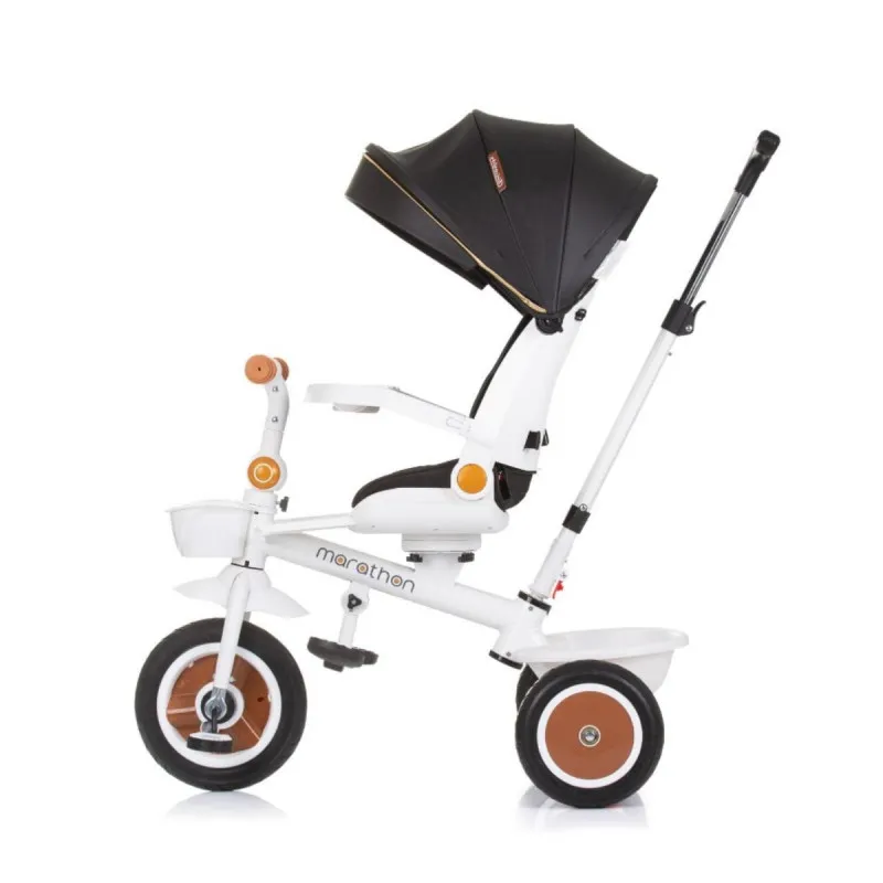 CHIPOLINO TRICIKL MARATHON BLACK/WHITE TRKMRT02402BW
