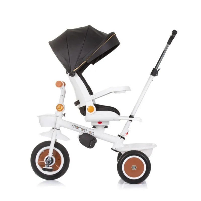 CHIPOLINO TRICIKL MARATHON BLACK/WHITE TRKMRT02402BW