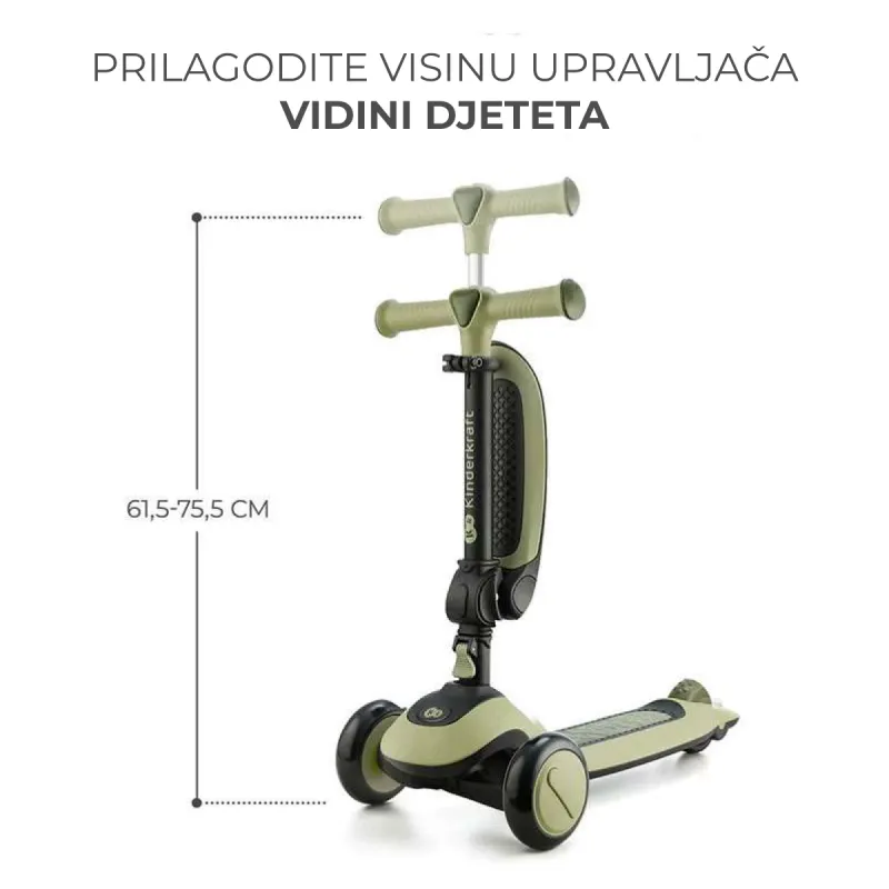 KINDERKRAFT TROTINET HALLEY GRASSLAND GREEN 41733 