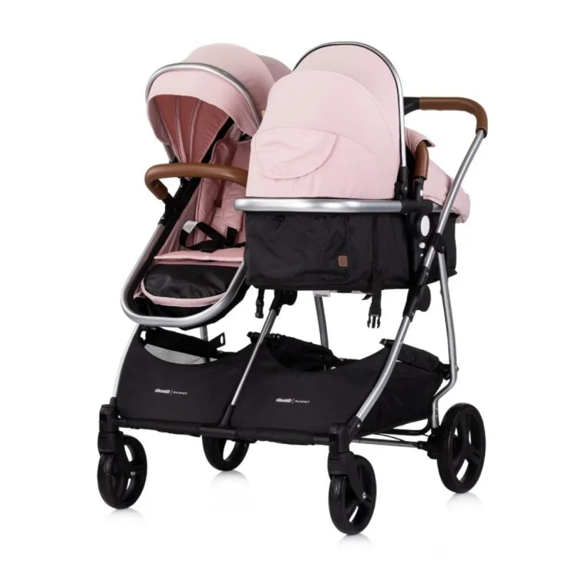 CHIPOLINO KOLICA DUO SMART PINK MARSHMELLOW KBDS02506PM