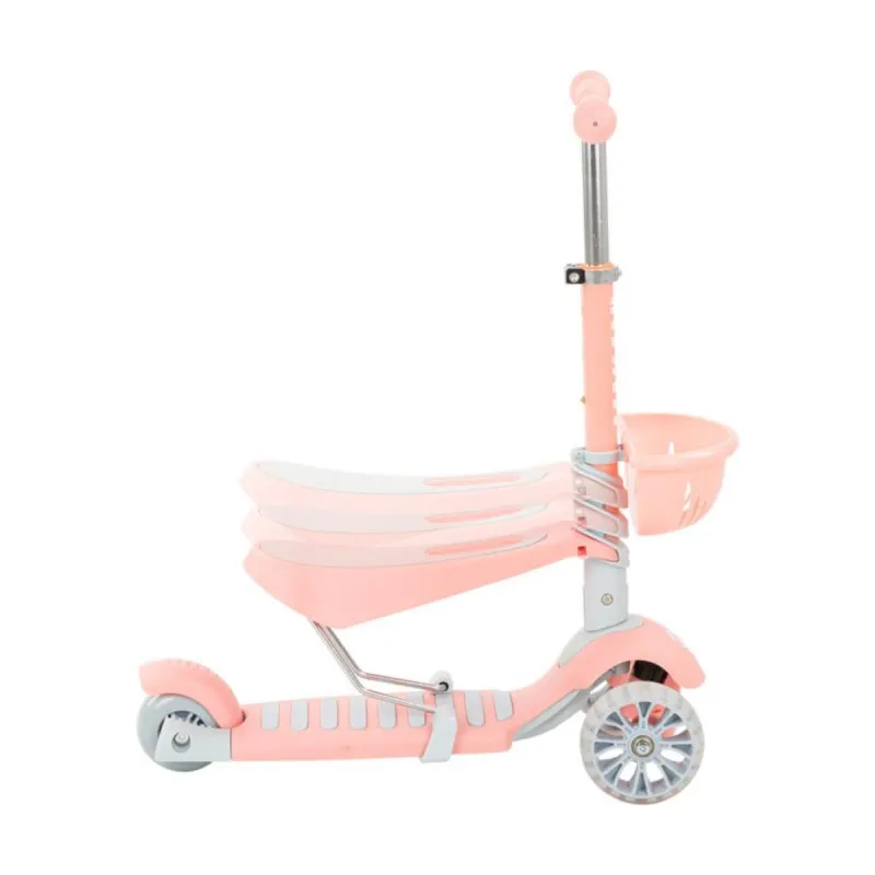 KIKKA BOO TROTINET/ROMOBIL BONBON 3U1 CANDY PINK 31006010094