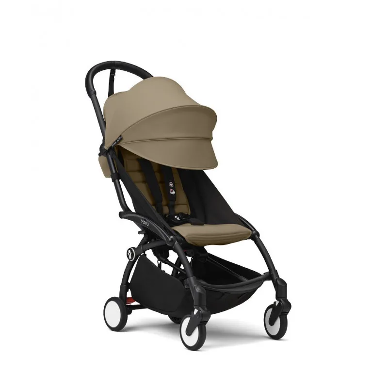 STOKKE YOYO3 SASIJA/KONSTRUKCIJA BLACK I SPORTSKO SJEDISTE 6+ COLOR PACK TOFFEE