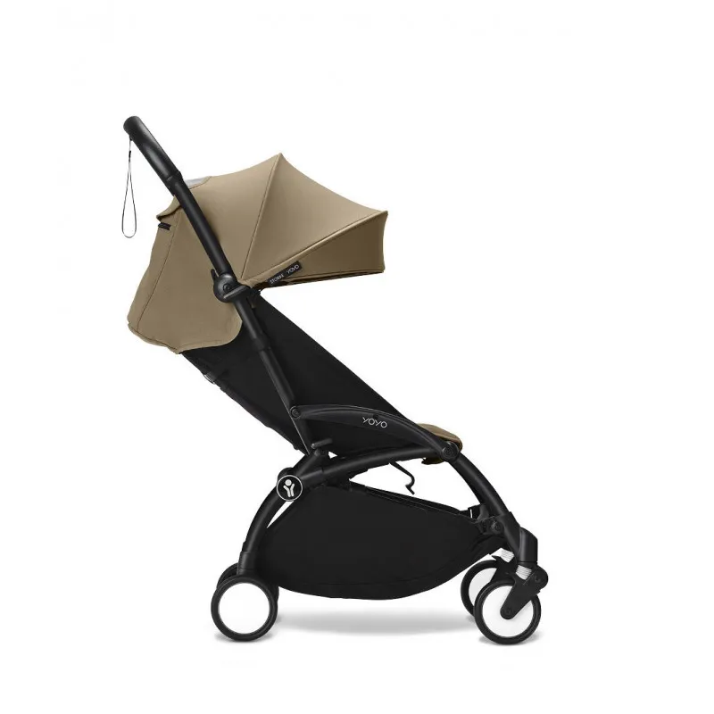 STOKKE YOYO3 SASIJA/KONSTRUKCIJA BLACK I SPORTSKO SJEDISTE 6+ COLOR PACK TOFFEE