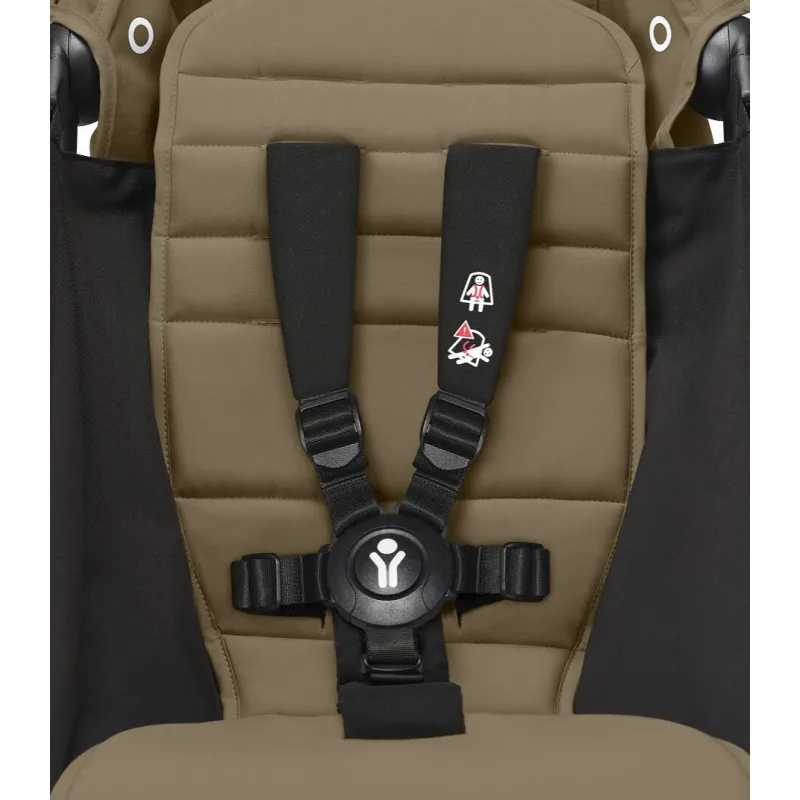 STOKKE YOYO3 SASIJA/KONSTRUKCIJA BLACK I SPORTSKO SJEDISTE 6+ COLOR PACK TOFFEE