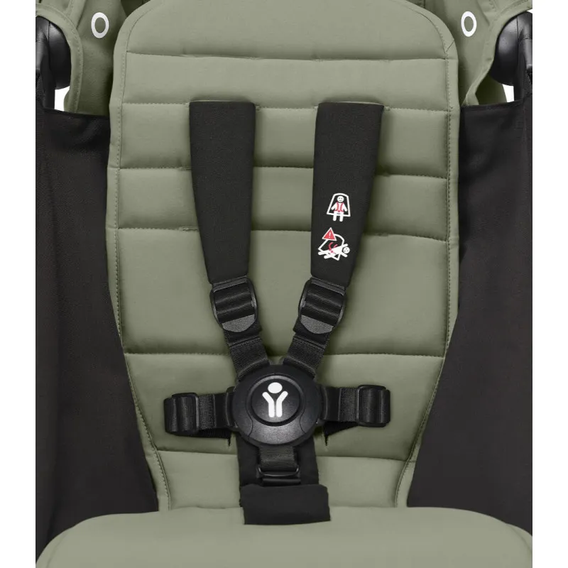 STOKKE YOYO3 SASIJA/KONSTRUKCIJA BLACK I SPORTSKO SJEDISTE 6+ COLOR PACK OLIVE 