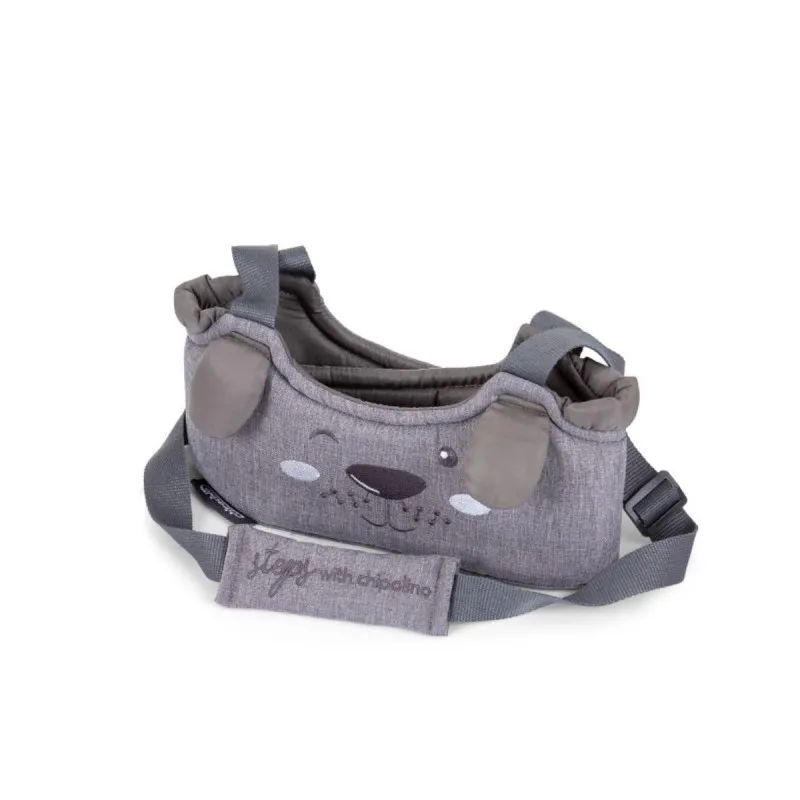 CHIPOLINO POJAS ZA PROHODAVANJE 1ST STEPS GRAPHITE LINEN KPRS02301GT 