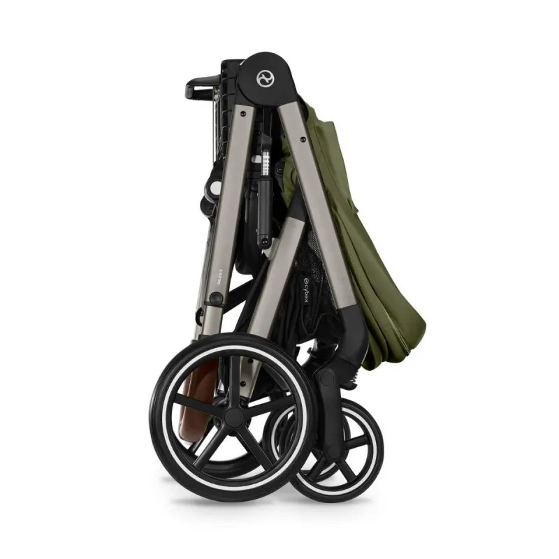 CYBEX KOLICA BALIOS 3U1 MOSS GREEN KHAKI SA SJEDALICOM CLOUD G I-SIZE PLUS MOON BLACK