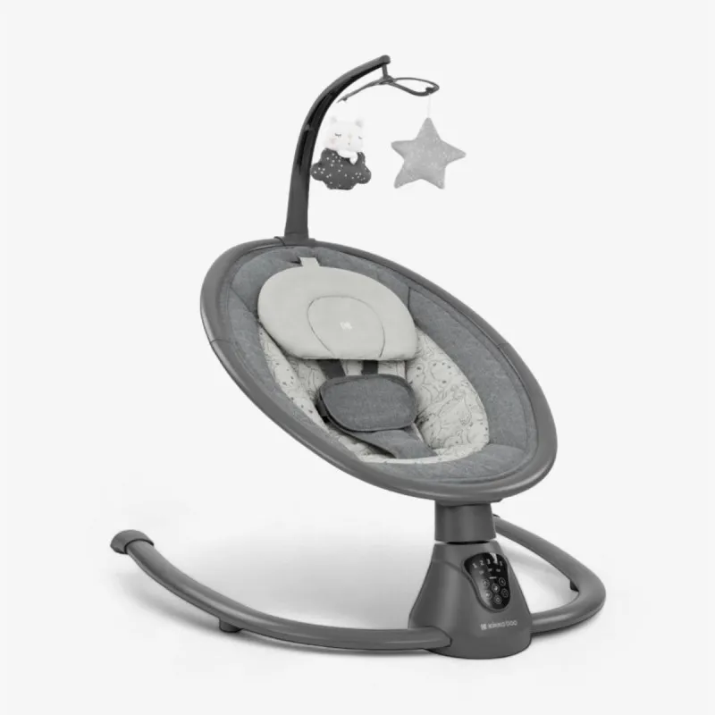 KIKKA BOO EL.LJULJA TWIDDLE GREY 2024 31005010077 