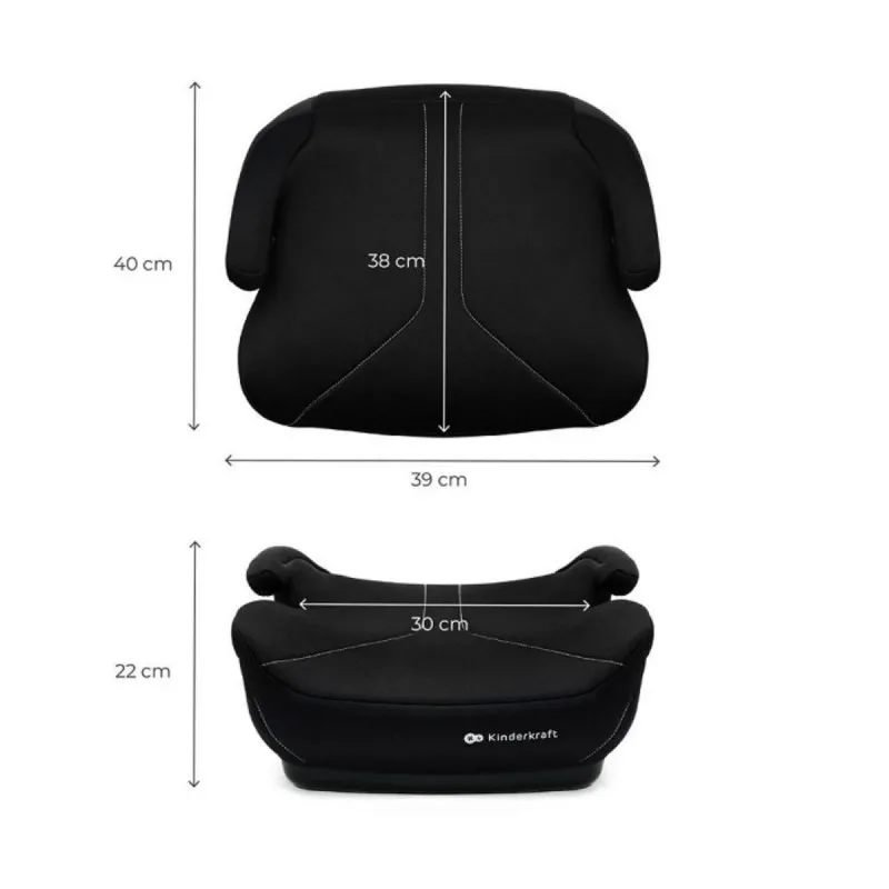 KINDERKRAFT AUTOSJEDALICA I-BOOST 2 I-SIZE BLACK 52043 