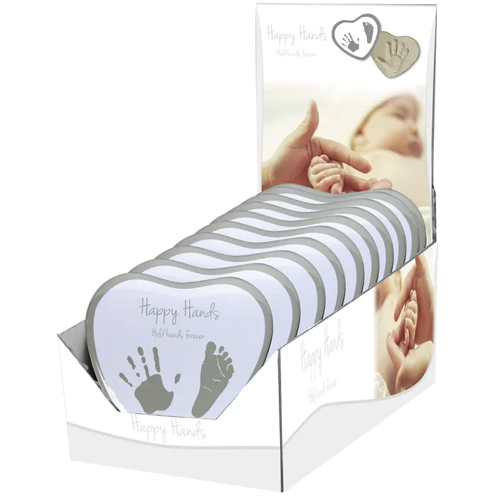 DOOKY POKLON SET OKVIR SRCE 2 DIJELA SILVER WHITE 49829